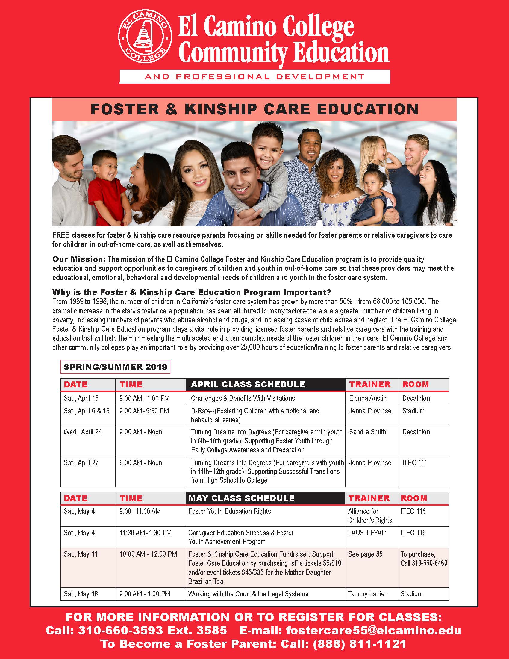 Foster & Kinship Care - Courses - El Camino College Community Education